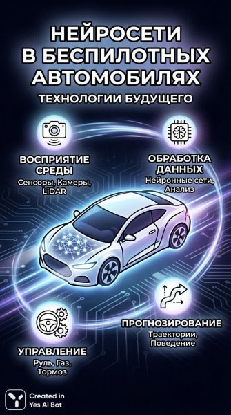 Нейросети в автономных автомобилях: визуальный прорыв будущего. Генерация из нейросети Nano-Banana