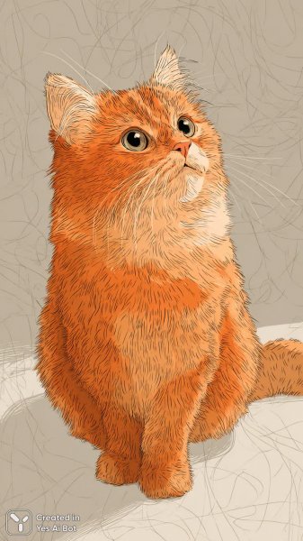 Милый котенок на полу в теплом свете. Картинка из нейросети Midjourney