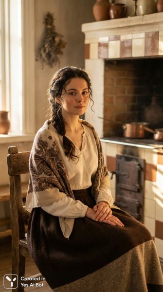 Спокойствие и утонченность русской души в уютном доме. Нейронная сеть Нано Банана