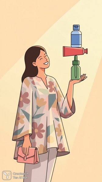 Летнее настроение и красота в минималистичном стиле. Нейросеть Nano Banana