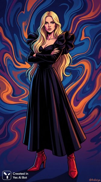 Элегантность и дерзость: мода в деталях иллюстрации от Ardiziya. Нейросеть Nano-Banana