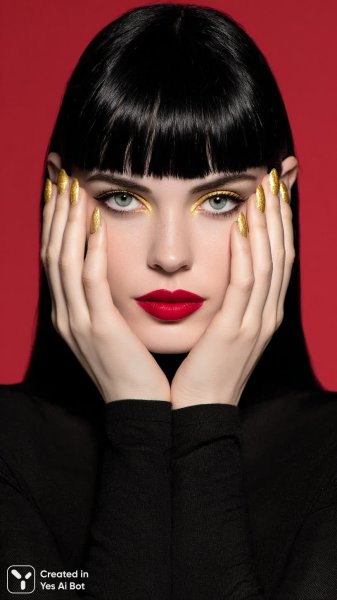 Элегантность и блеск: образ современной дивы. Генерация из нейронной сети Миджорни