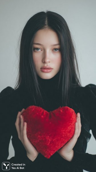 Роковая красотка с тортом и бархатными перчатками. Изображение из нейросети Midjourney