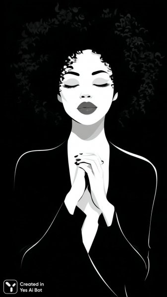 Элегантная женщина: смелый векторный рисунок в стиле минимализма. Изображение из нейронной сети Миджорни