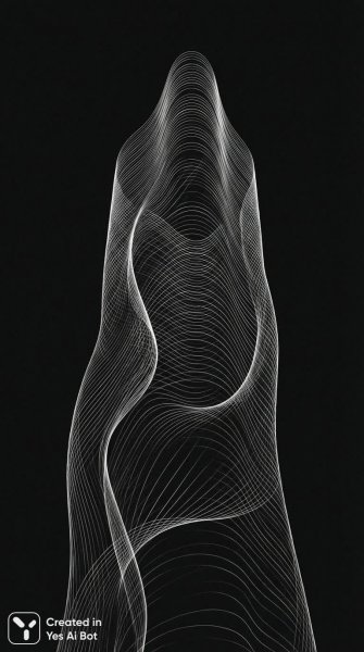 Черно-белый небоскреб: минимализм и элегантность линий. Картинка из нейросети Nano-Banana