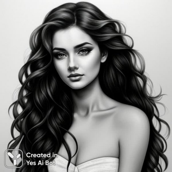Невероятный портрет: женская красота в графитовом искусстве и гиперреализме. Нейронная сеть Stable Diffusion