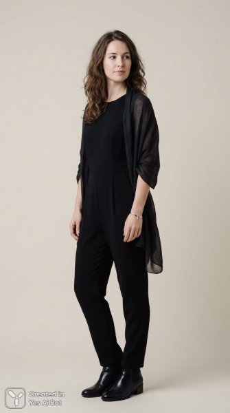 Элегантный портрет в стиле минимализм. Картинка из нейронной сети Nano Banana