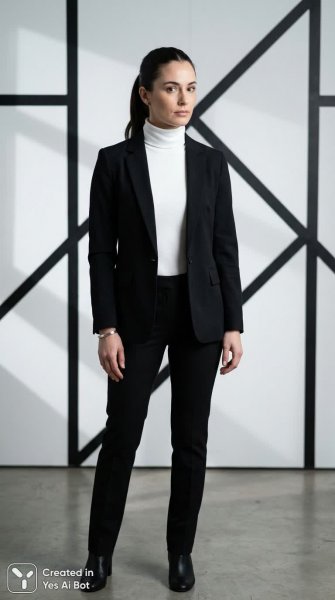 Элегантный портрет: стиль и графика в современном образе. Генерация из нейросети Nano-Banana