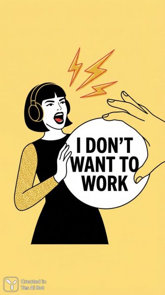 Яркий крик: бунтарский образ в наушниках и дерзком наряде с надписью. Генерация из нейронной сети NanoBanana