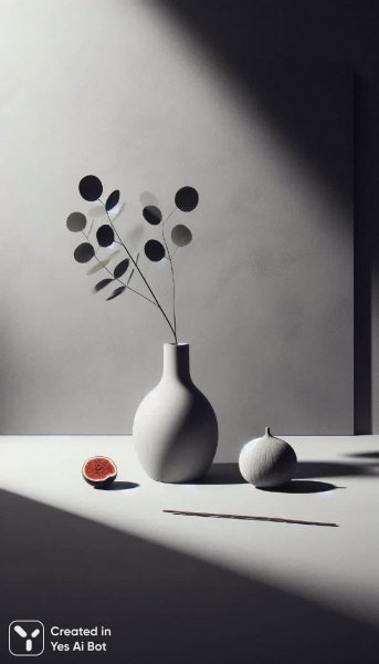 Минималистичная композиция: спокойствие и геометрия городского пространства. Изображение из нейронной сети Dalle