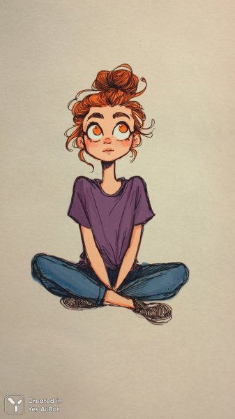 Яркий персонаж в наивном стиле: сюрреалистичный портрет с необычным колоритом и деталями. Генерация из нейронной сети Midjourney