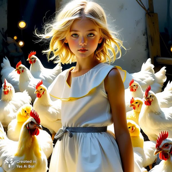 Белый лист, лучик света и нежная детская радость. Генерация из нейронной сети Stable Diffusion