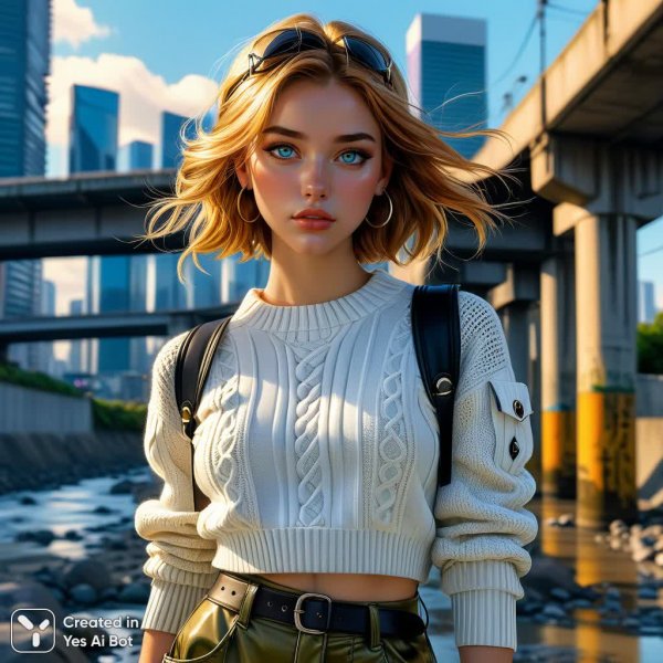 Молодая модель в стиле киберпанк: портрет в Токио. Генерация из нейронной сети Stable Diffusion