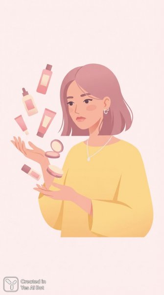 Девушка с розовыми волосами и косметикой в стиле векторум. Изображение из нейронной сети NanoBanana