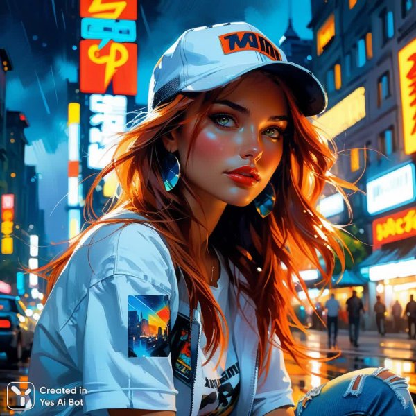 Городская элегантность: девушка в стиле хайперреализма от Михаила Гармаша. Картинка из нейронной сети Stable Diffusion