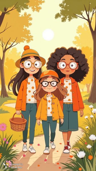 Веселая компания на пикник в солнечном парке. Генерация из нейросети Flux