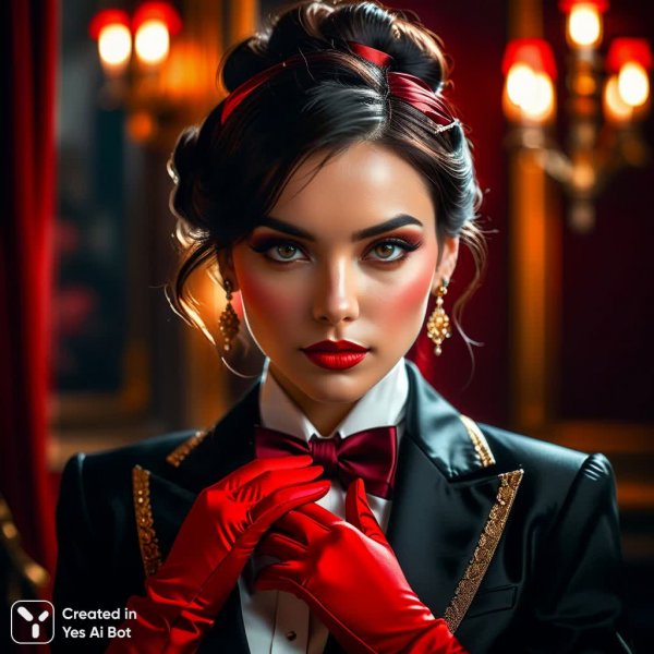 Элегантность в монохроме: женщина в стиле голливудской классики. Нейронная сеть Stable Diffusion