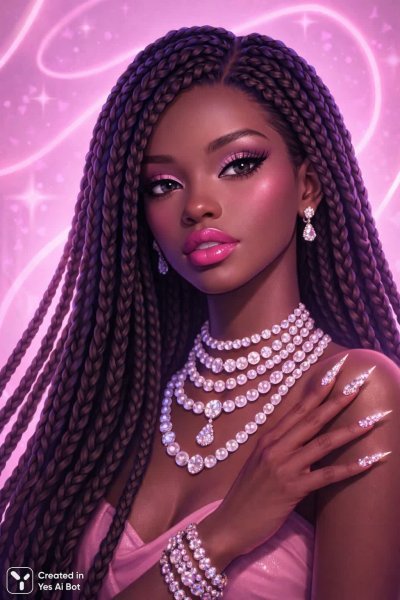 Роскошный портрет: дерзкая красота и нежные блики неонового света. Нейронная сеть Sora Images