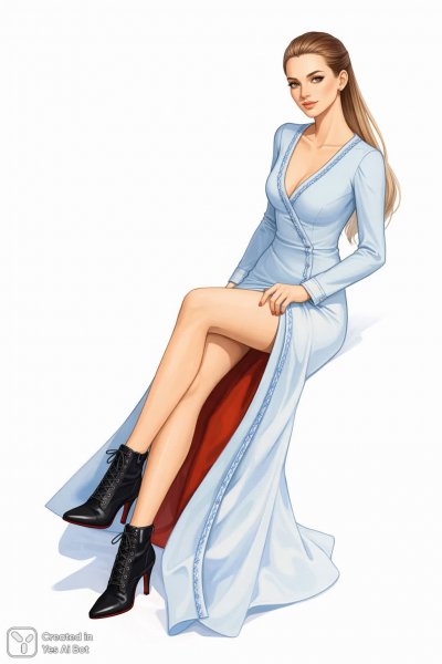 Изящный образ: цифровая живопись в стиле современной моды. Нейронная сеть Sora images Ai