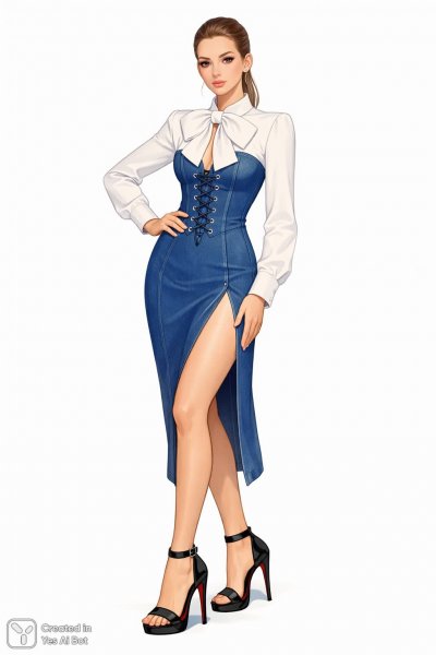 Элегантность и дерзость: стильная иллюстрация современной моды. Генерация из нейросети Sora images Ai