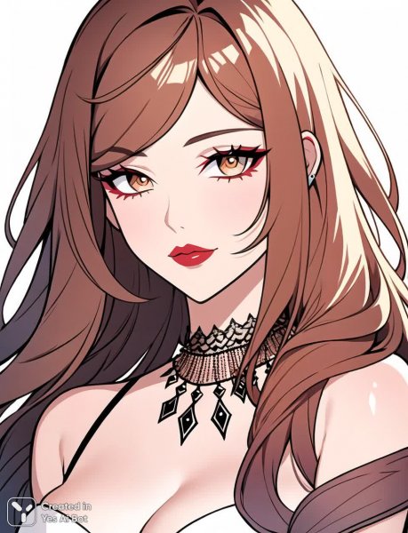 Роскошный портрет: гламурная красота с насыщенным макияжем и яркими деталями. Нейронная сеть Stable Diffusion