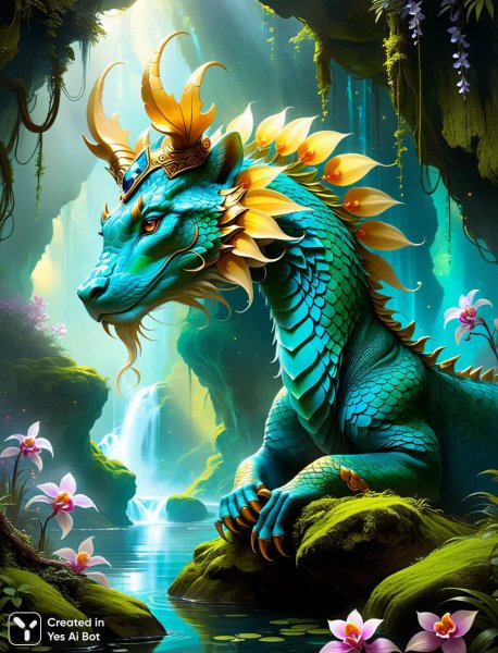 Таинственное существо в светящемся гроте: описание и место обитания. Изображение из нейронной сети Stable Diffusion