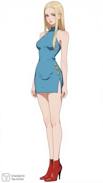 Элегантность и взгляд: мода в стиле студийной иллюстрации. Изображение из нейронной сети Flux