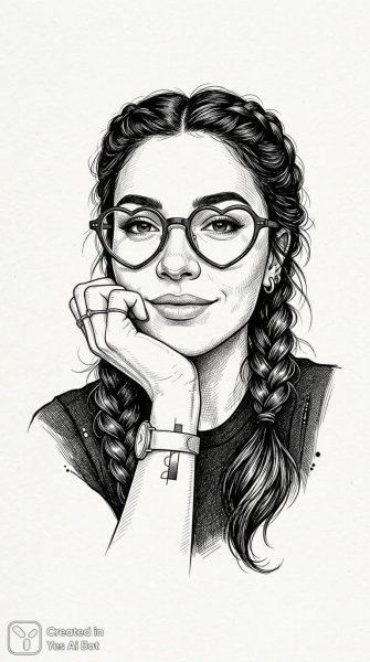 Элегантность в линиях: минималистичный портрет современной женщины. Нейросеть NanoBanana