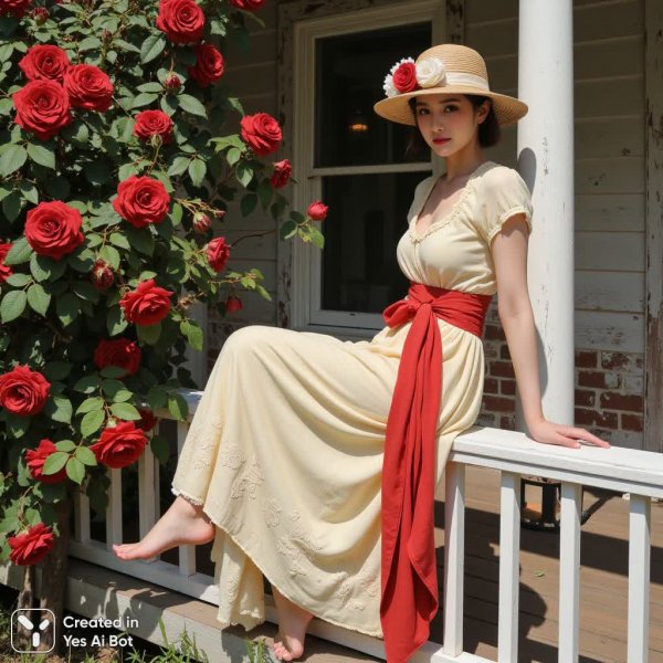 Импрессионизм: летнее настроение и утонченная красота американского искусства конца XIX века. Изображение из нейросети Flux Ai