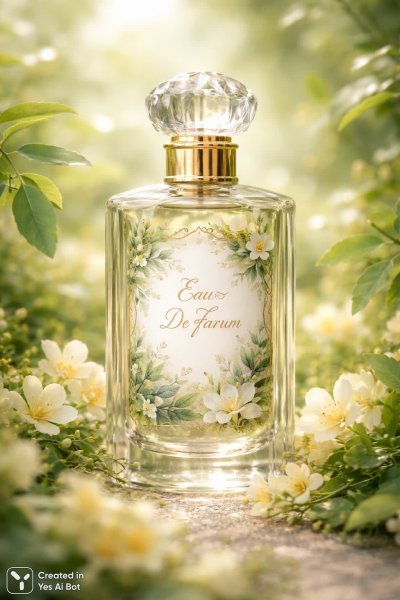 Нежная элегантность: аромат в объятиях природы и света. Картинка из нейронной сети Sora Ai Images
