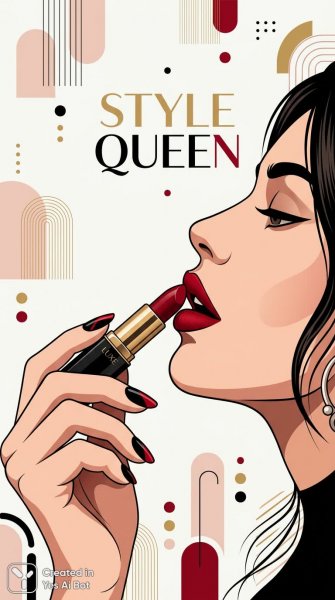 Современное искусство: губы, стиль и минимализм в векторной графике. Нейросеть Nano Banana