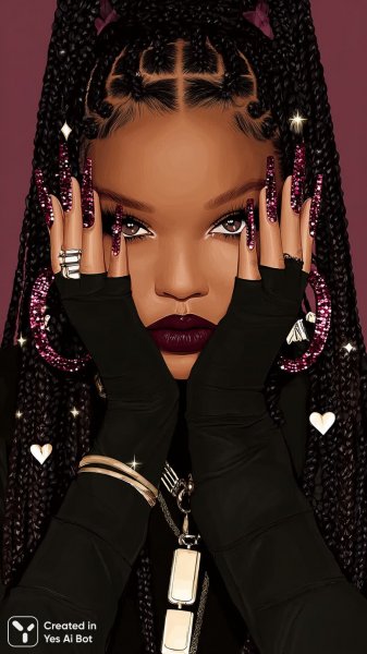 Яркий образ: богемный шик и футуристический блеск. Генерация из нейронной сети Midjourney