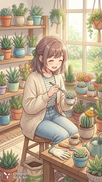 Уютное общение с природой и растениями: радость и вдохновение в солнечном доме. Нейронная сеть Нано Банана