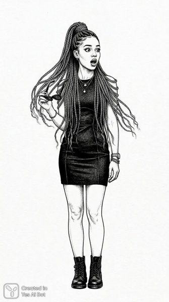 Молодая женщина в бикини и платье: летнее настроение и минимализм. Генерация из нейронной сети Nano Banana