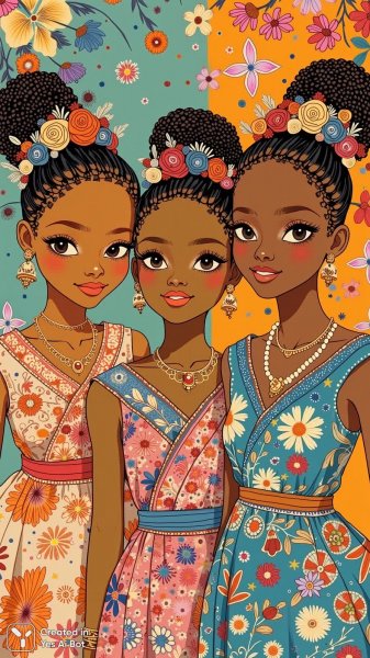 Волшебные куклы в ярких нарядах и сказочной атмосфере. Нейронная сеть Flux