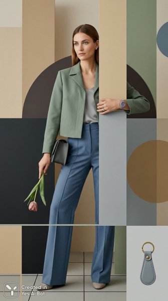 Элегантная мода: минимализм и геометрия в современном издании. Картинка из нейросети NanoBanana