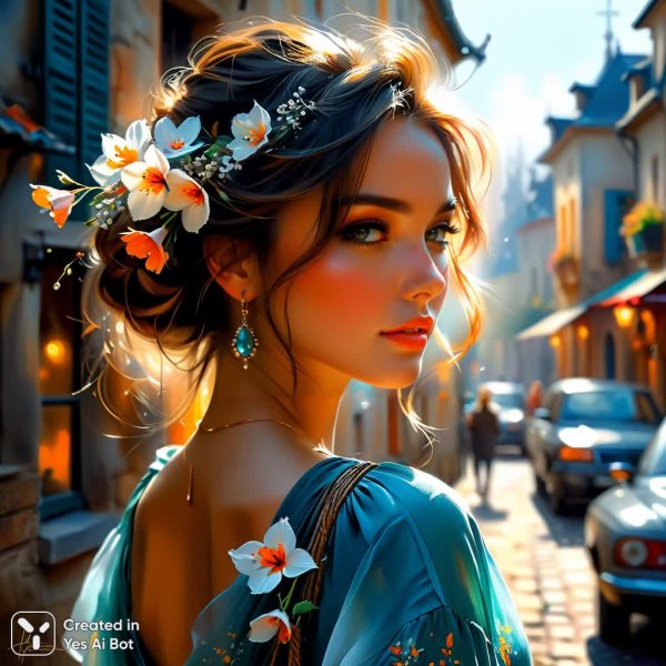 Весеннее настроение: акварельный шедевр Виллема Генраетса в стиле импрессионизма. Нейросеть Stable Diffusion