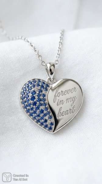 Серьга в форме сердца: вечная любовь в каждом блике и камне. Генерация из нейронной сети Nano-Banana