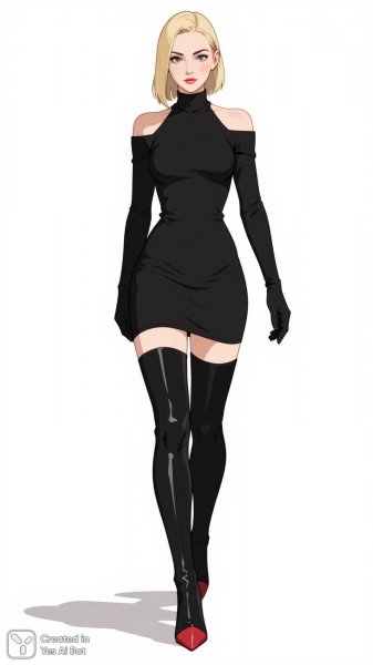 Элегантная блондинка в стильном образе на белом фоне. Генерация из нейронной сети Flux Ai