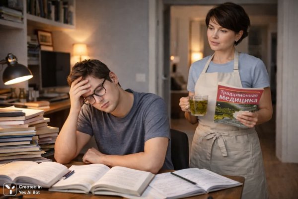 Студент и заботливая мама: уютный уголок знаний и тепла. Генерация из нейросети Sora images Ai