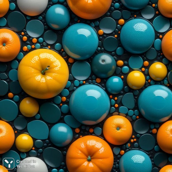 Бесшовный повторяющийся узор: создание идеальной текстуры для печати. Изображение из нейронной сети Stable Diffusion