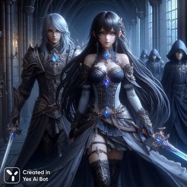 Темный замок и отряд воинов: путь сквозь сумрак. Генерация из нейросети Dalle