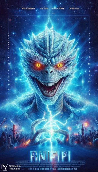 Рептилия: Великая вселенная – космическая мощь и земные тайны. Генерация из нейросети Далли 3