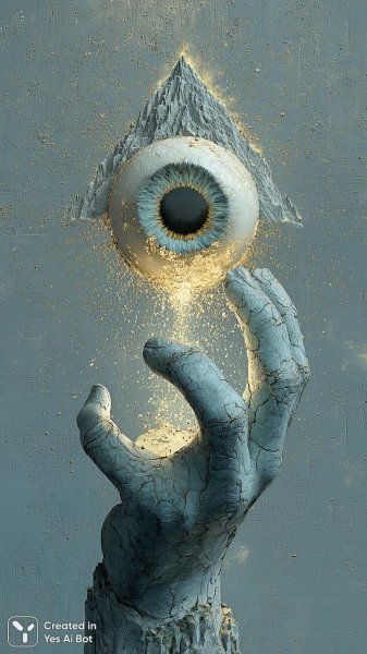 Рука из тумана: взгляд в горний символ и тайну мироздания. Нейронная сеть Midjourney