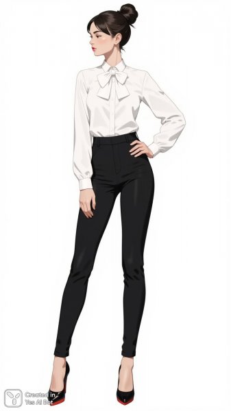 Элегантность и стиль: современная мода в деталях. Изображение из нейросети Flux.1