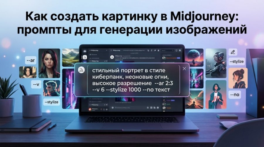 Как создать картинку в Midjourney: промпты для генерации изображений
