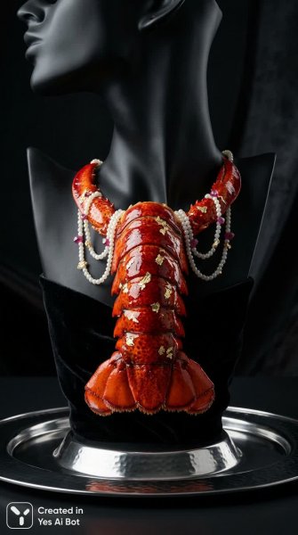 Изысканный морской деликатес: портрет роскоши и гастрономического искусства. Нейронная сеть Nano Banana
