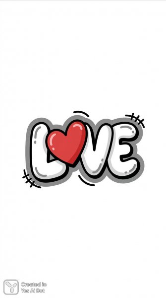 Романтичный логотип с надписью L0VE в стиле Валентина. Нейросеть Нано Банана