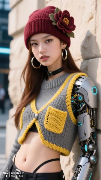 Модный образ в стиле y2k: бунтарский шик и нежность. Нейронная сеть Qwen Ai Images