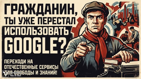 Отказ от Google: новый взгляд на цифровую реальность. Изображение из нейронной сети NanoBanana
